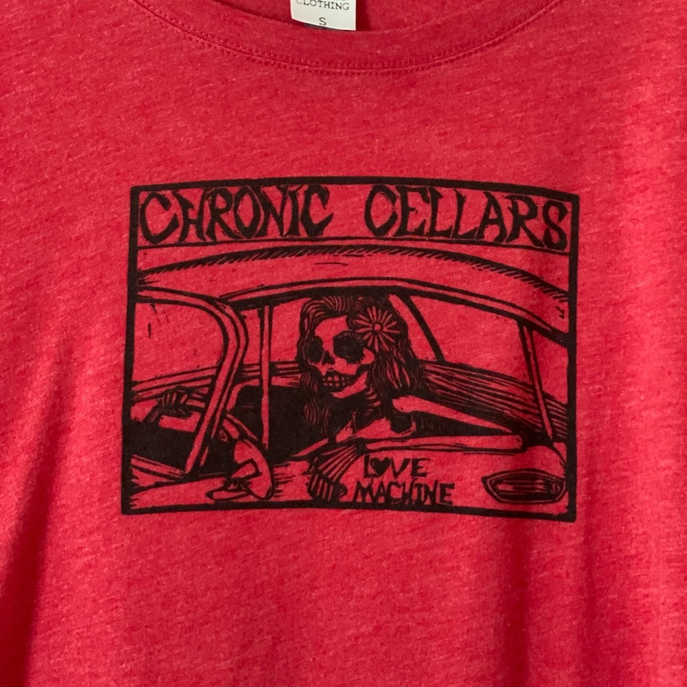 Chronic Cellars Winery Red T-Shirt size S